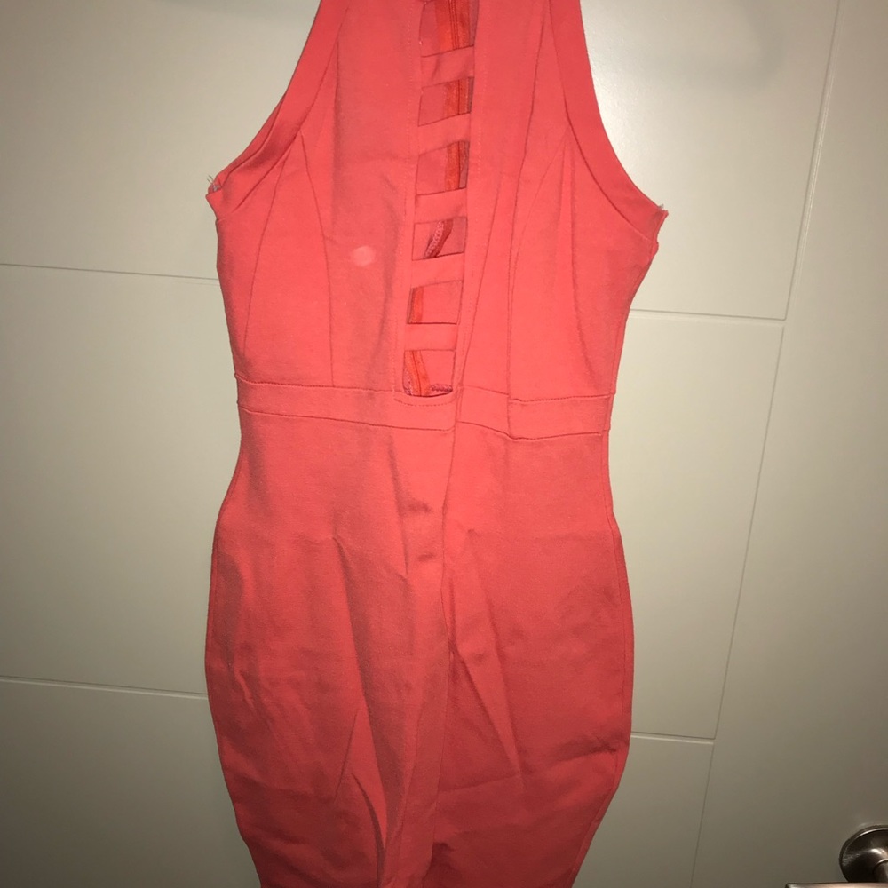 Love Culture Sexy Pink Cutout dress
